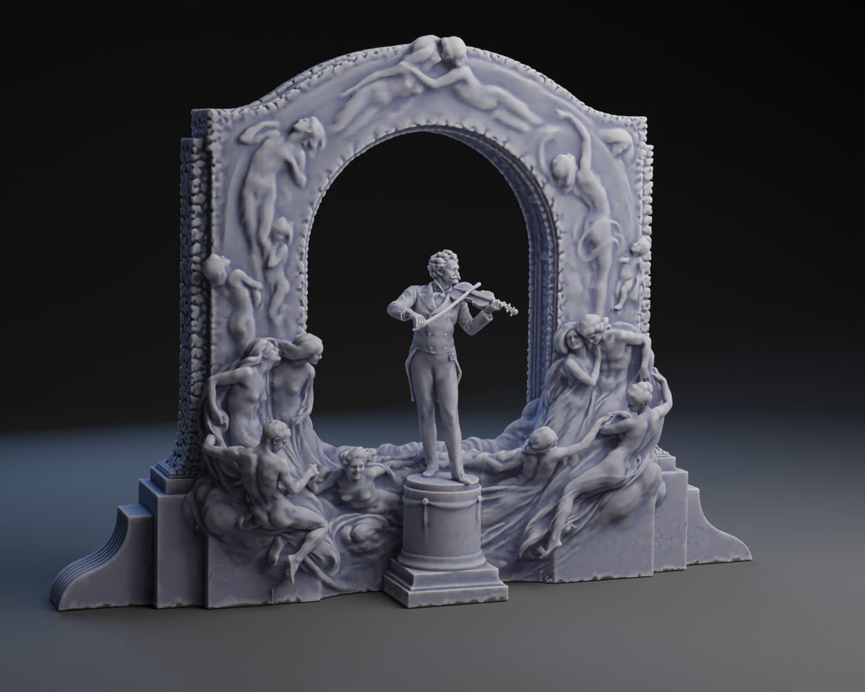 Johann Strauss Junior Memorial - Vienna