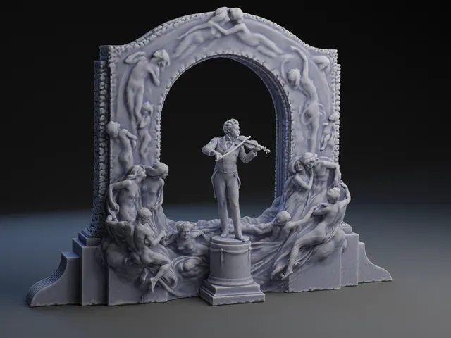 Johann Strauss Junior Memorial - Vienna