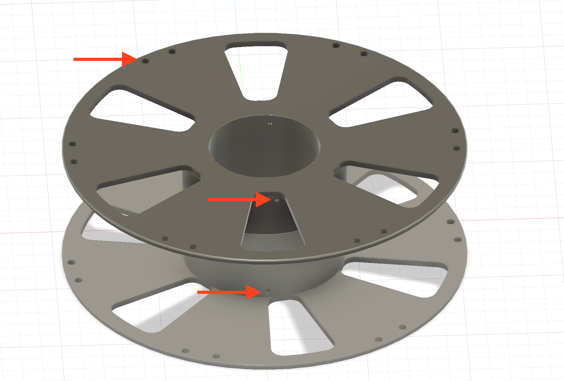 Bambu AMS Spool (upgraded)