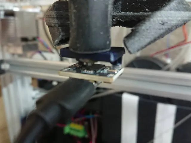 Nozzle mount for Mellow Fly-LIS2DW sensor board