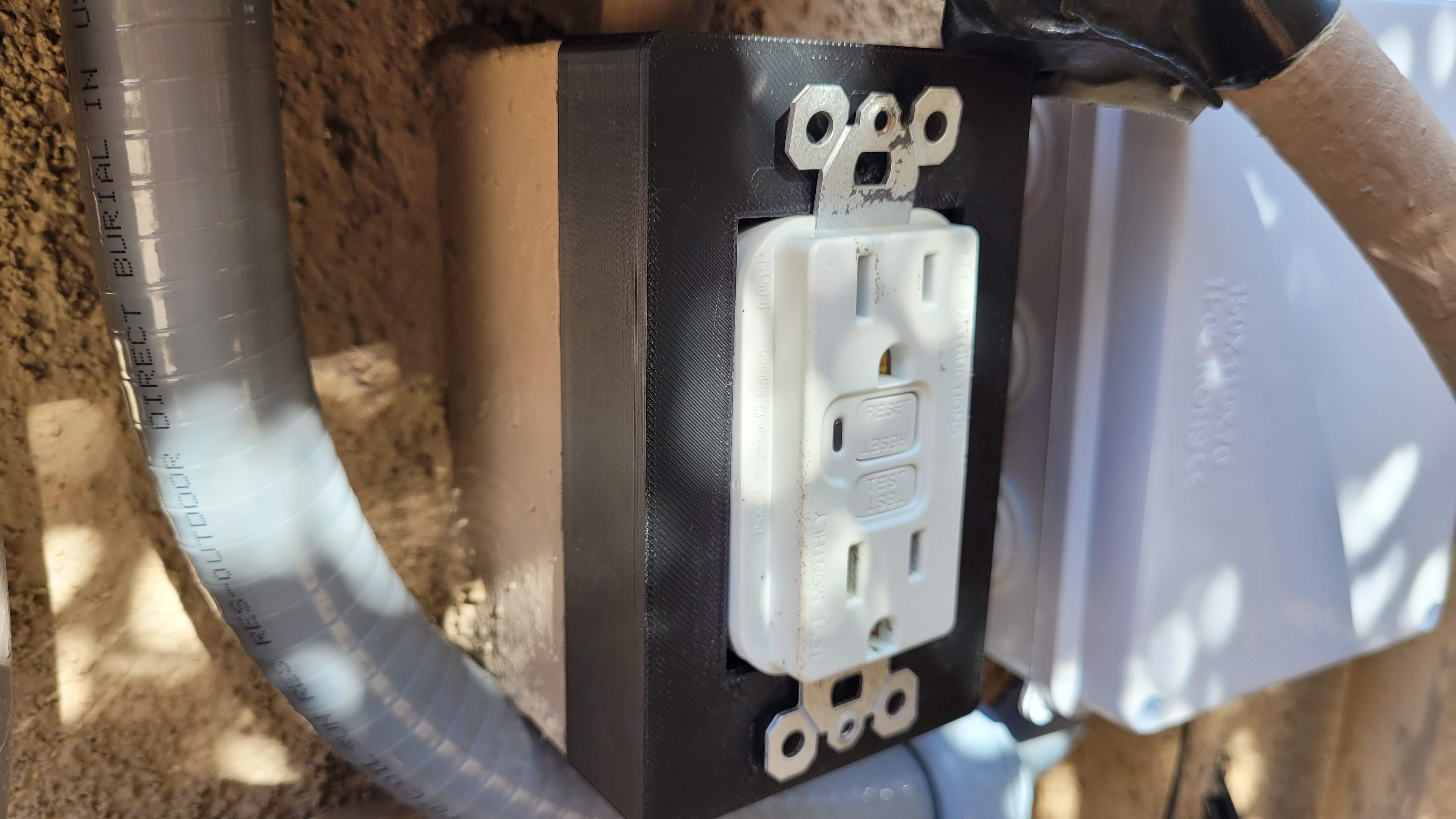 Extender for weatherproof GFCI receptacle box by ScottE Download free