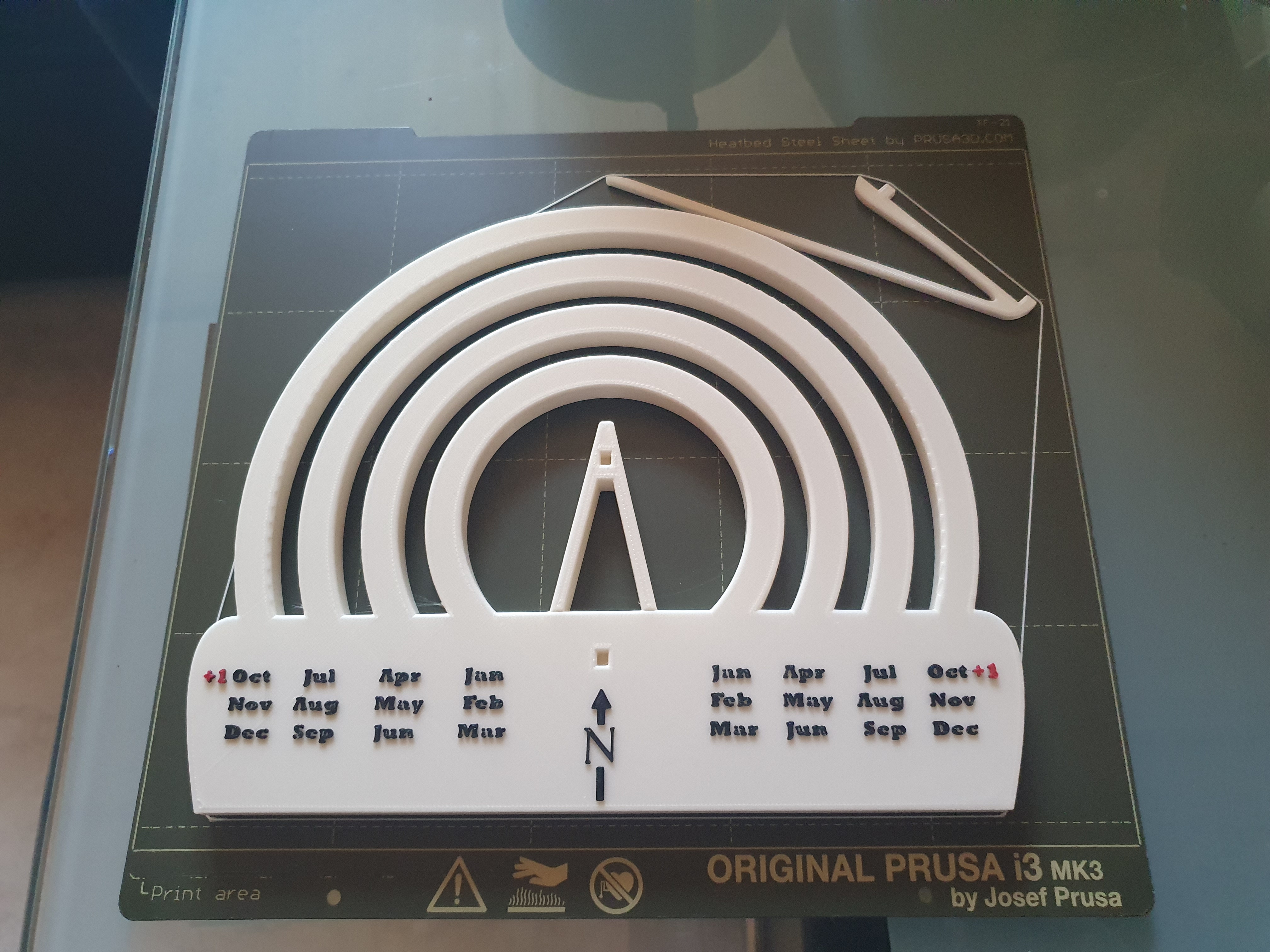 Miniatura 3 do modelo 3D Adjustable Sun Dial