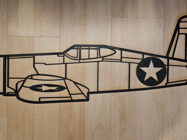 Aircraft Wallart Series F4U Corsair (Large)
