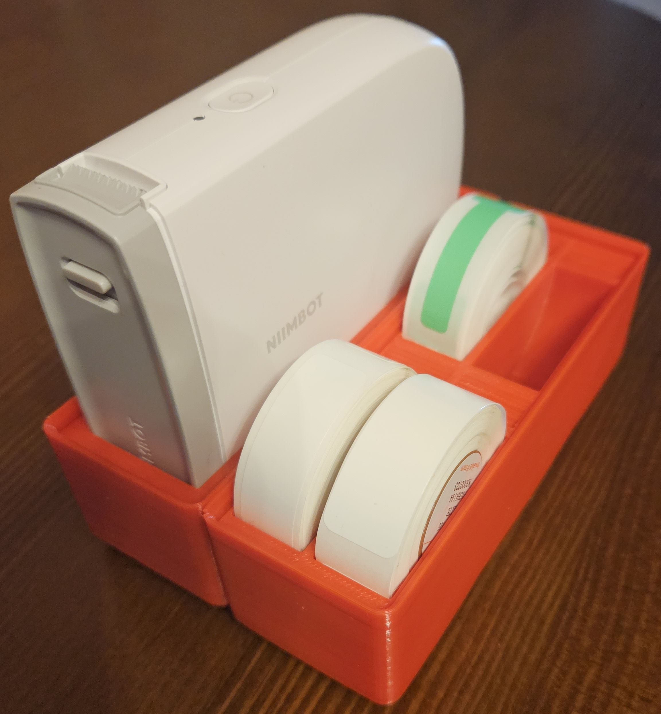 Gridfinity Niimbot 4 Roll Holder