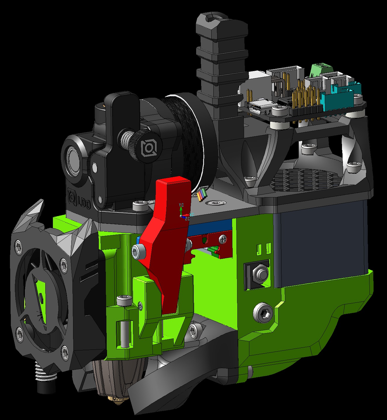 RatRig Toolhead V1 Beta2 Filament Cutter