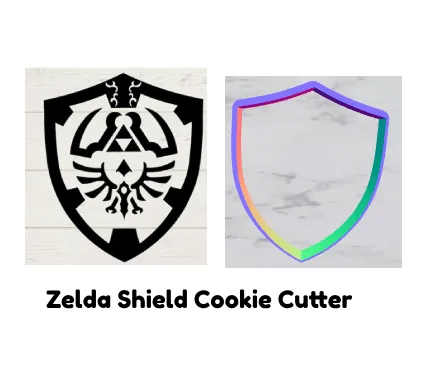 Zelda Shield Cookie Cutter