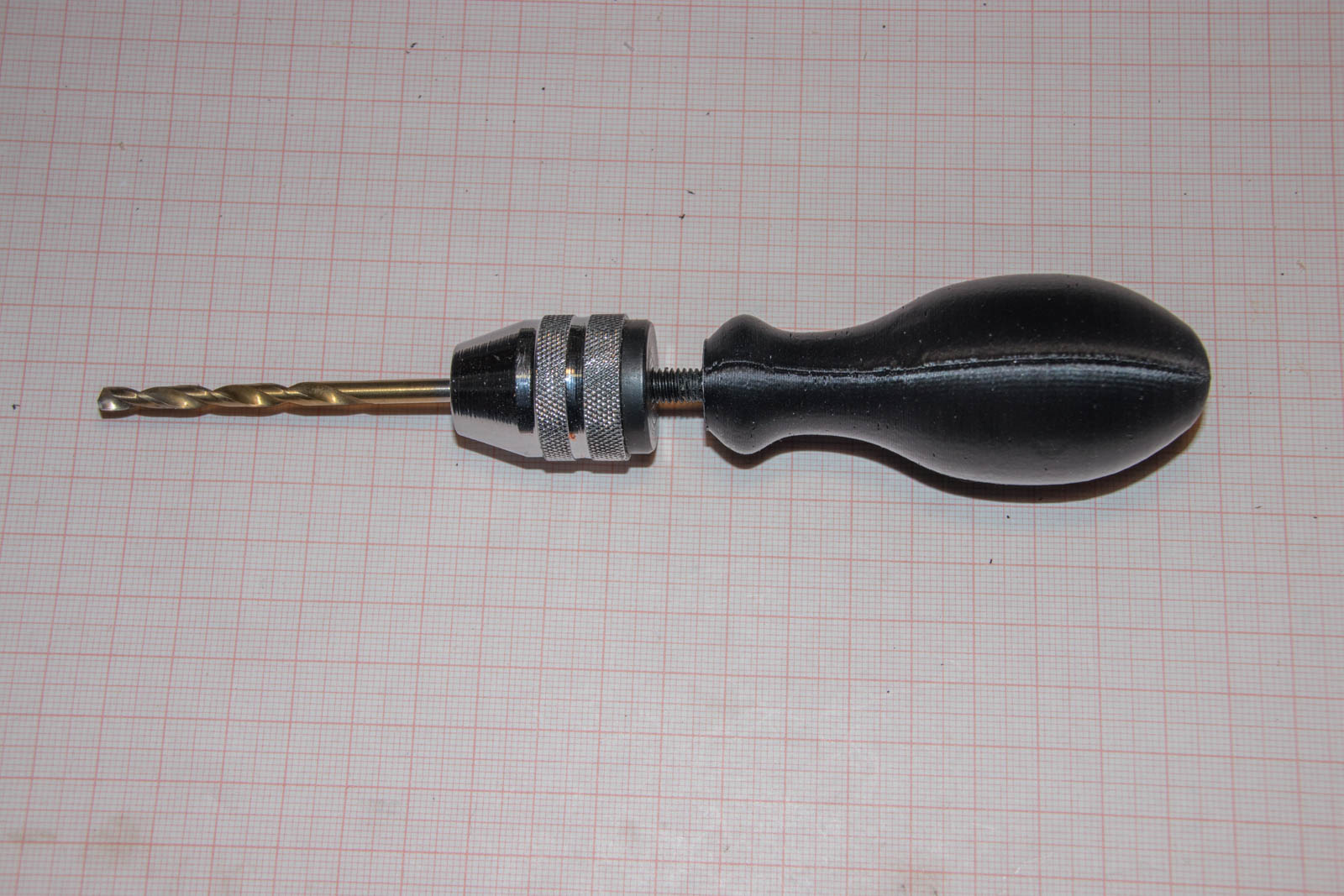 Handle for drill chuck by herbert_la Download free STL model