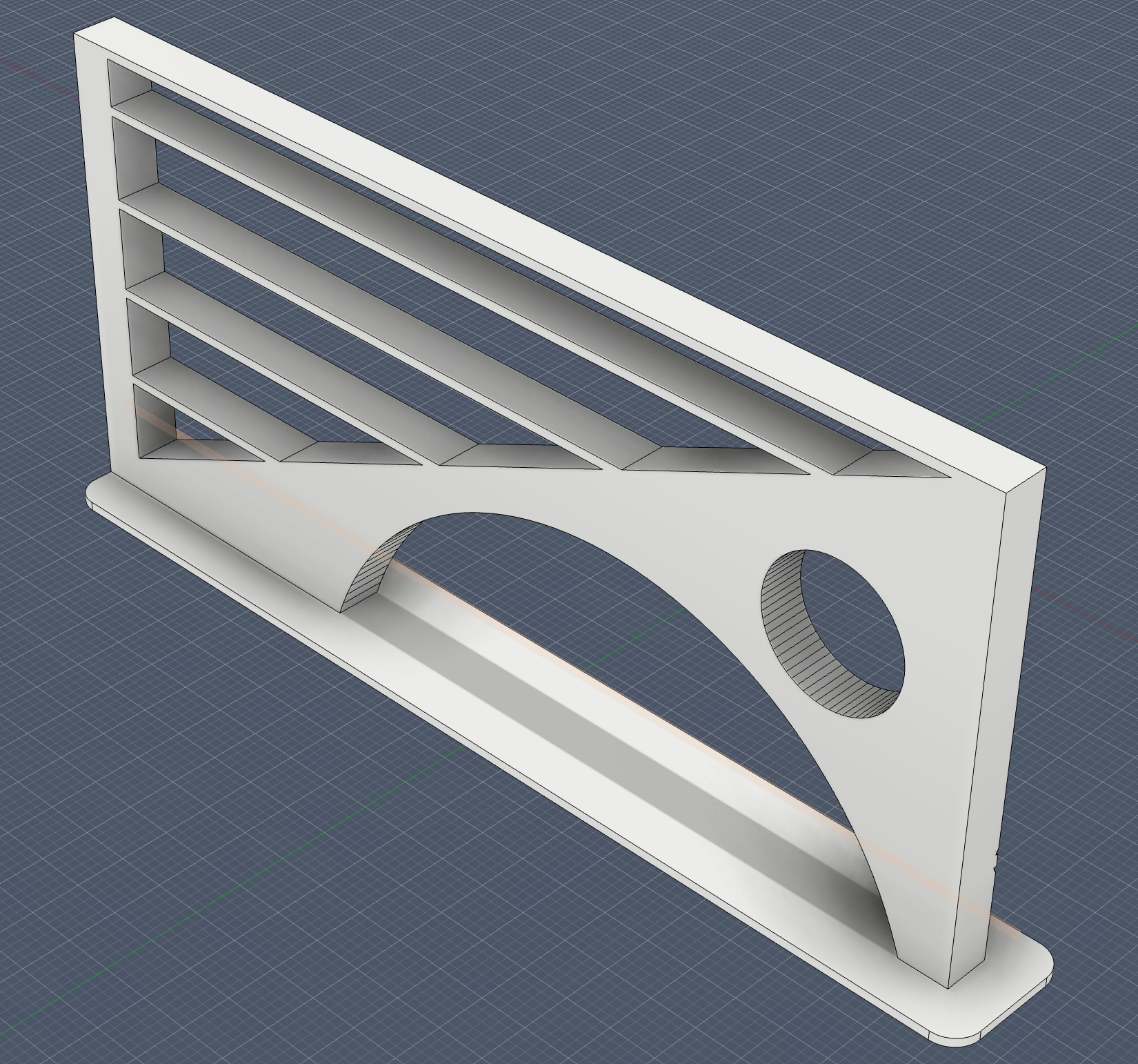 Bridge and overhang test, simplified