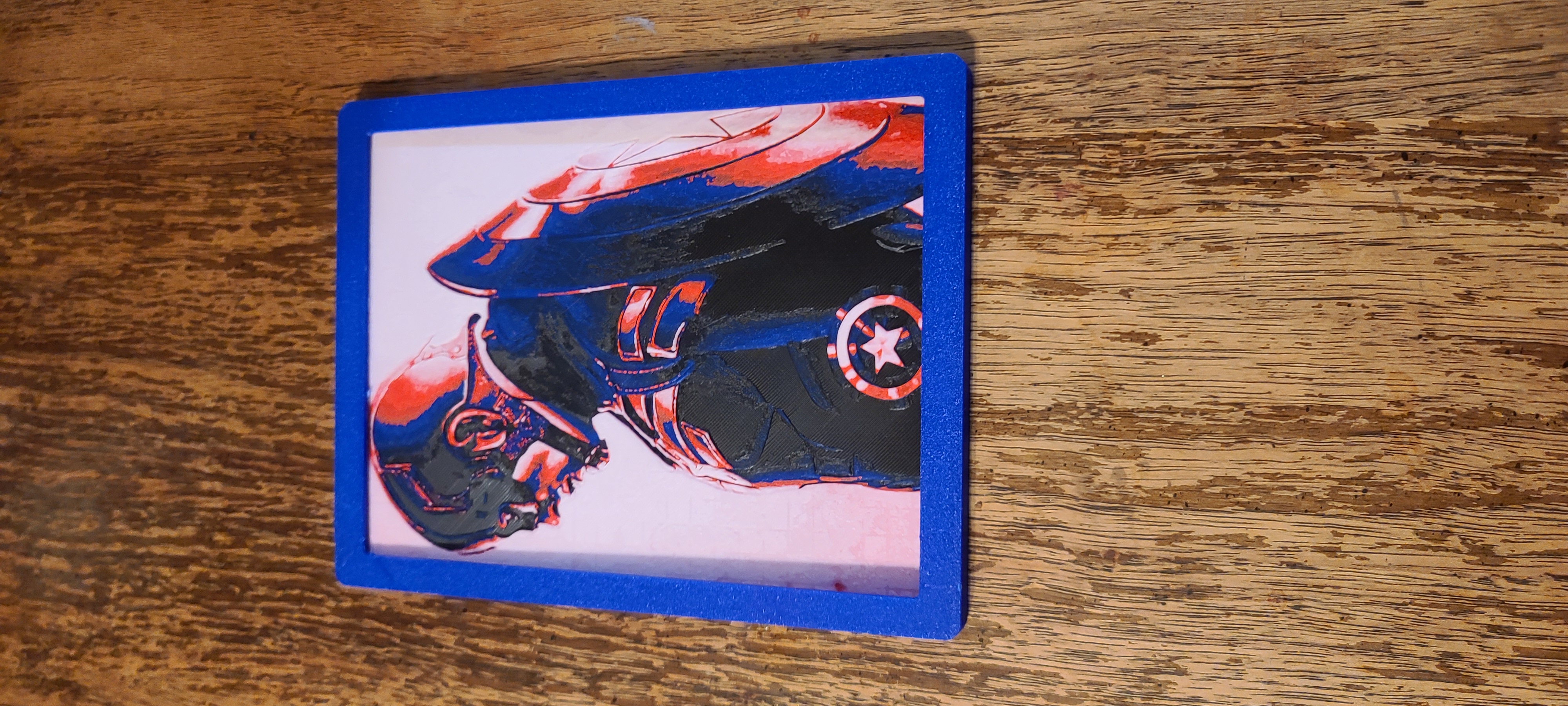 Frame for Captain America Hueforge