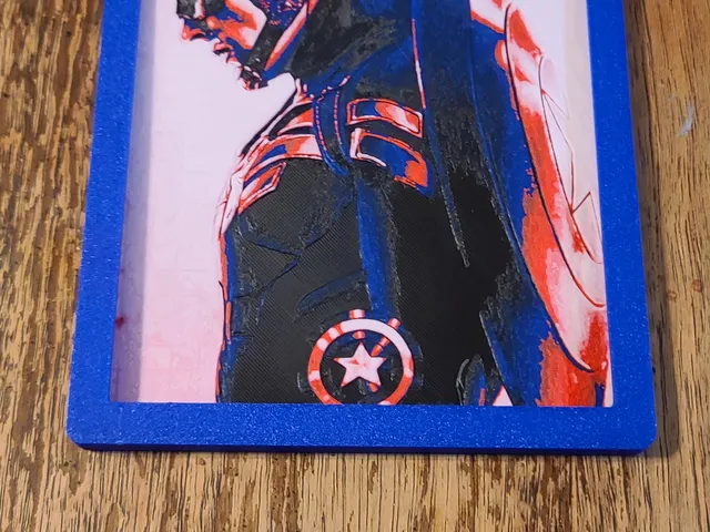 Frame for Captain America Hueforge