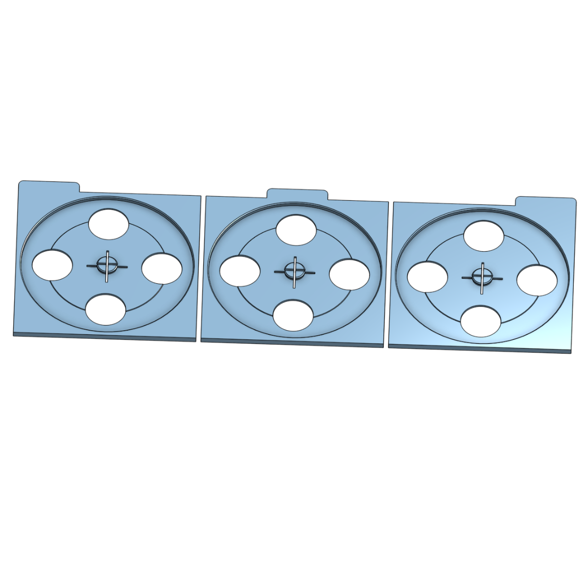 QUARKZMAN 5-Stufen-Scheibe Aus Aluminium – Typ A, 16 Mm Bohrung, 55–150 Mm Außen-Ø – Für Keilriemen 12,7 Mm Breite