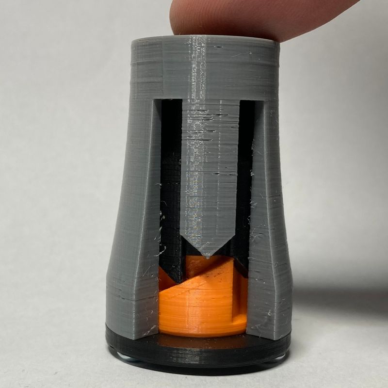 Ballpoint pen＇s click mechanism (Latch mechanism V3) by Adam | Download ...