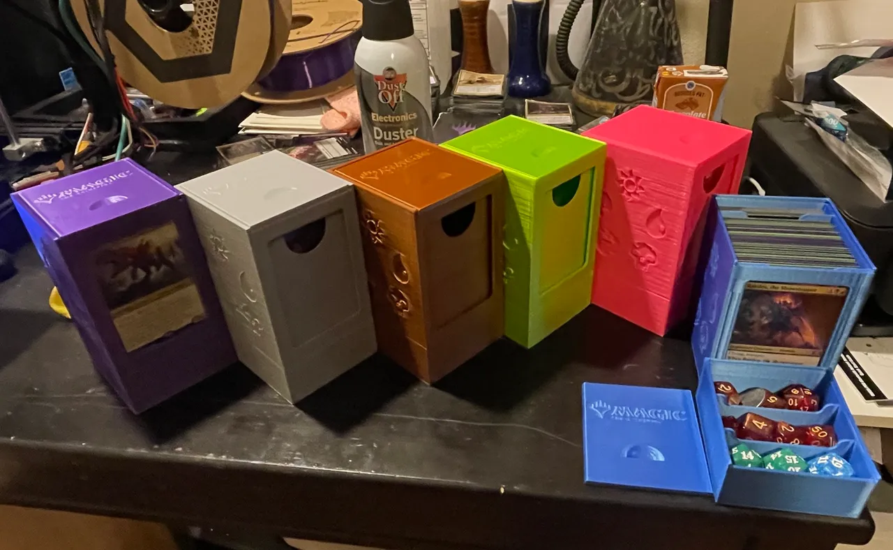 Stackable MTG Commander Deck Box V1 and V2 by Ninja636 | Download