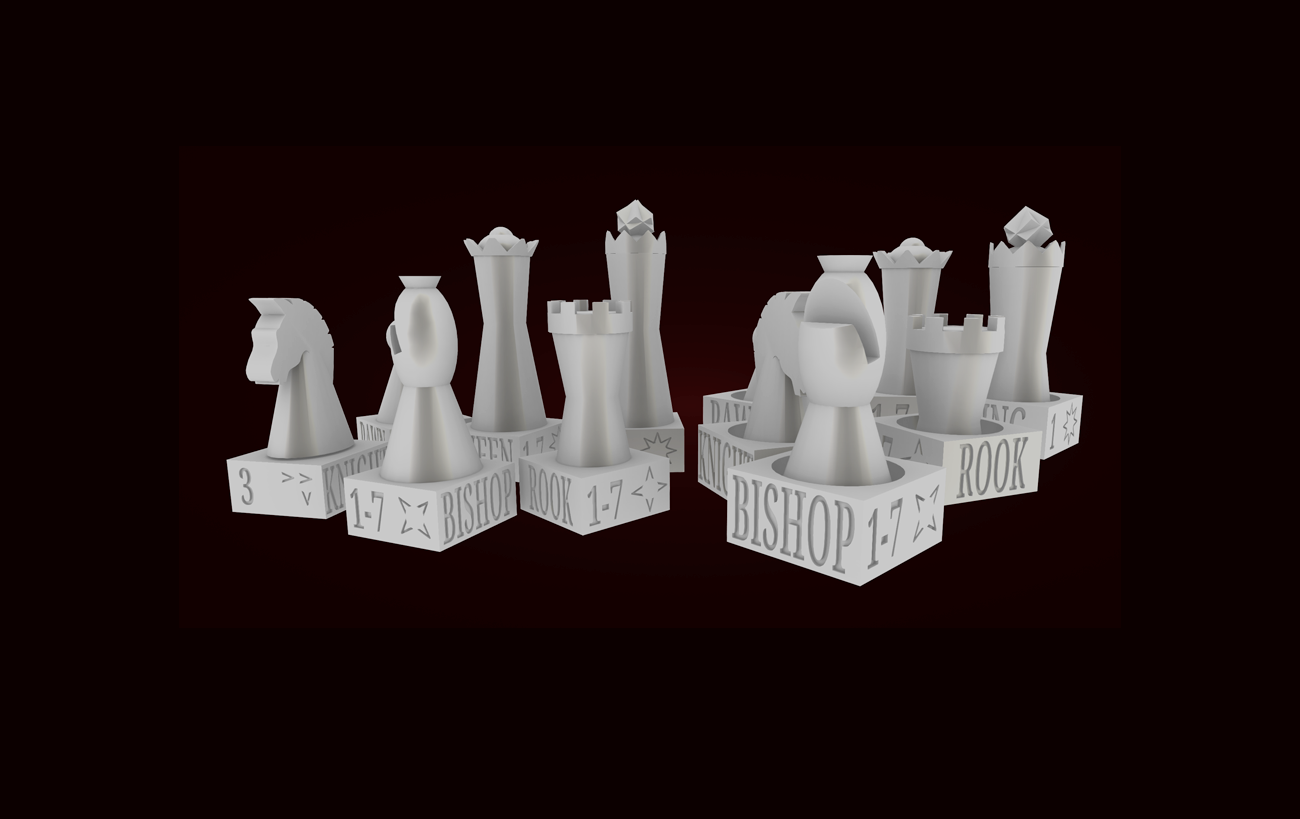 Two Chess teaching sets. Aids new players.