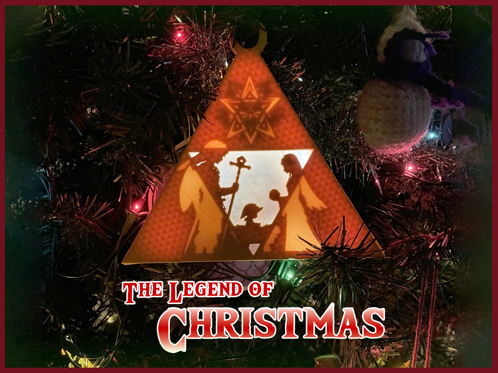The Legend of Christmas (Holidays 2023 Tree Ornament Challenge - Original Nativity Scene with Link, Zelda and Baby)