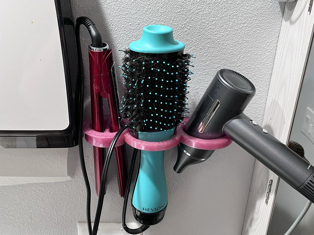 Blow dryer straightener holder hotsell