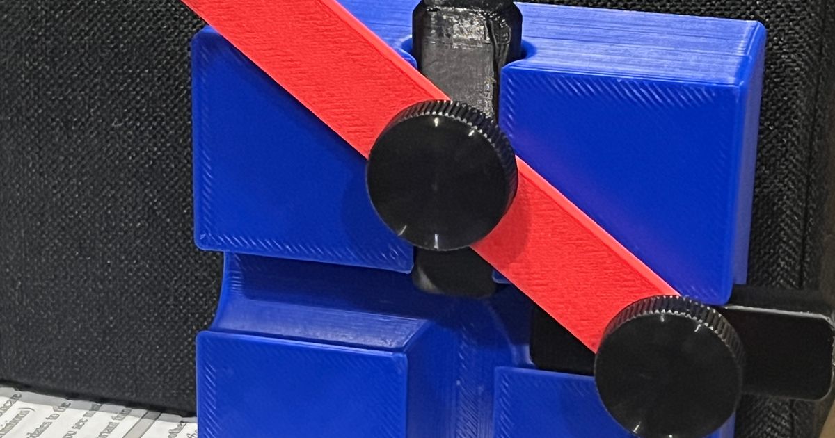 Crank Piston toy Trammel of Archimedes by John Download free STL