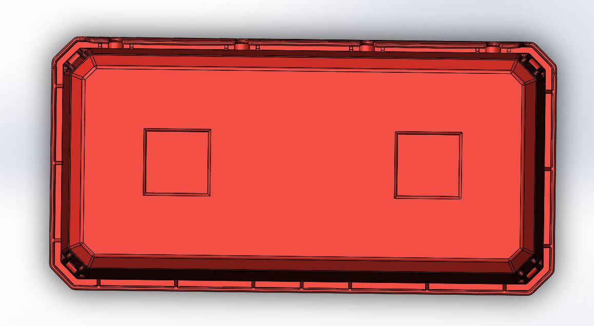 Miniatura 10 do modelo 3D Milwaukee Packout Organizer Compatible Bin - Rectangle