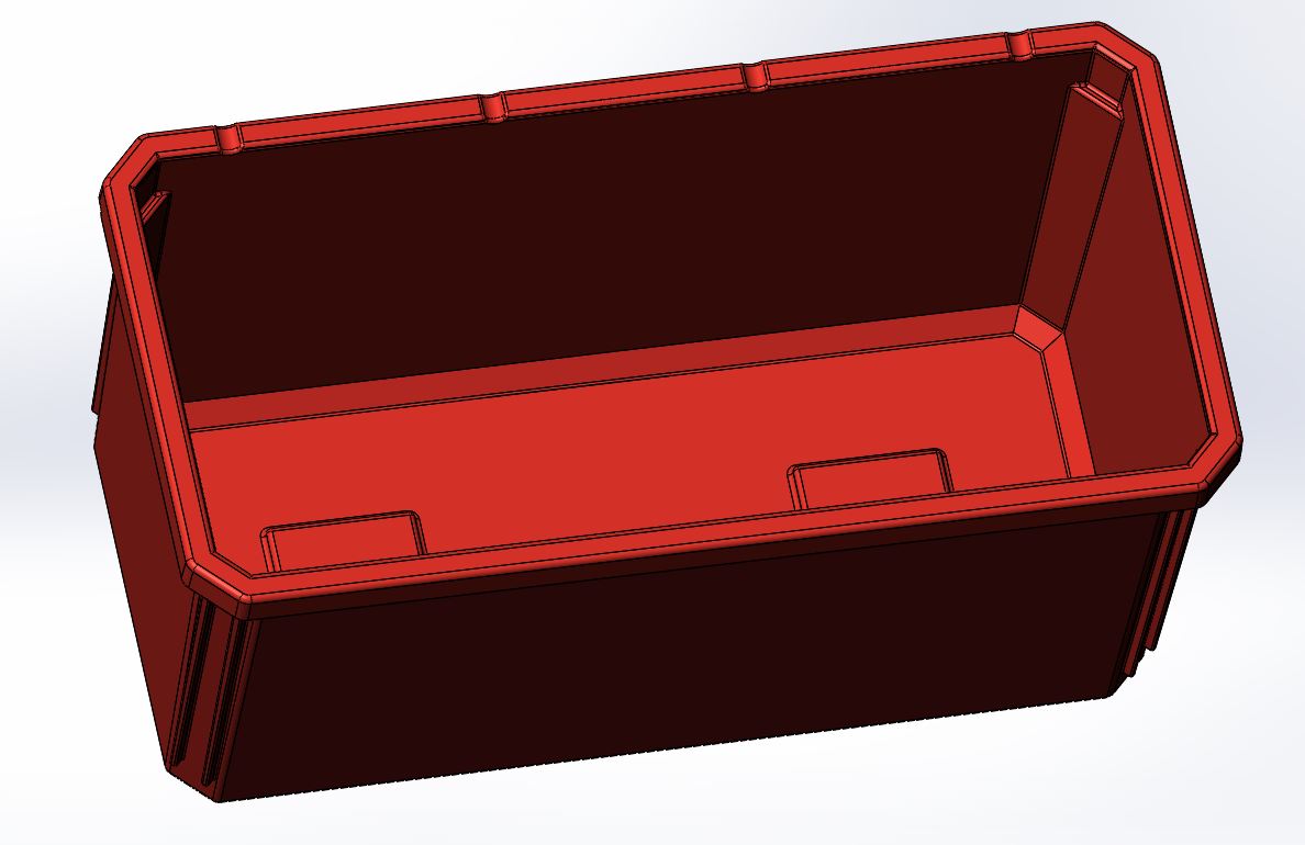 Miniatura 13 do modelo 3D Milwaukee Packout Organizer Compatible Bin - Rectangle