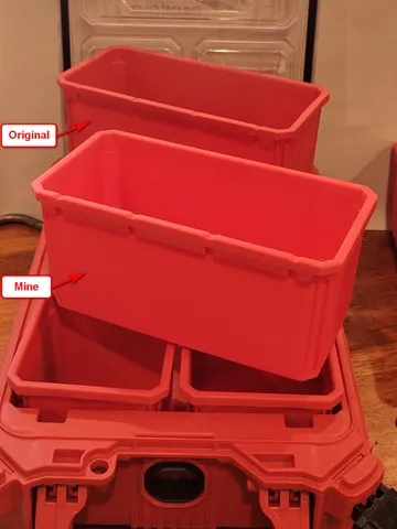 Milwaukee Packout Organizer Compatible Bin - Rectangle