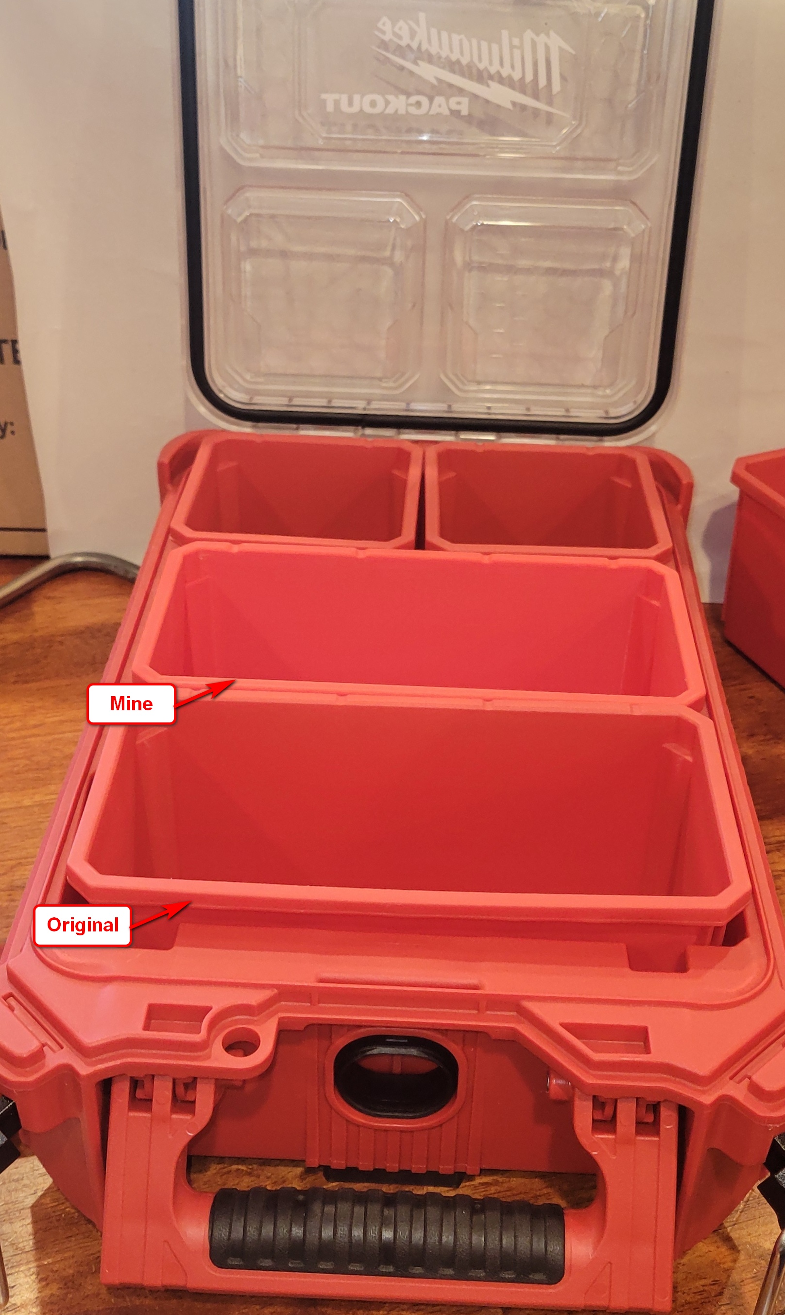 Miniatura 9 do modelo 3D Milwaukee Packout Organizer Compatible Bin - Rectangle