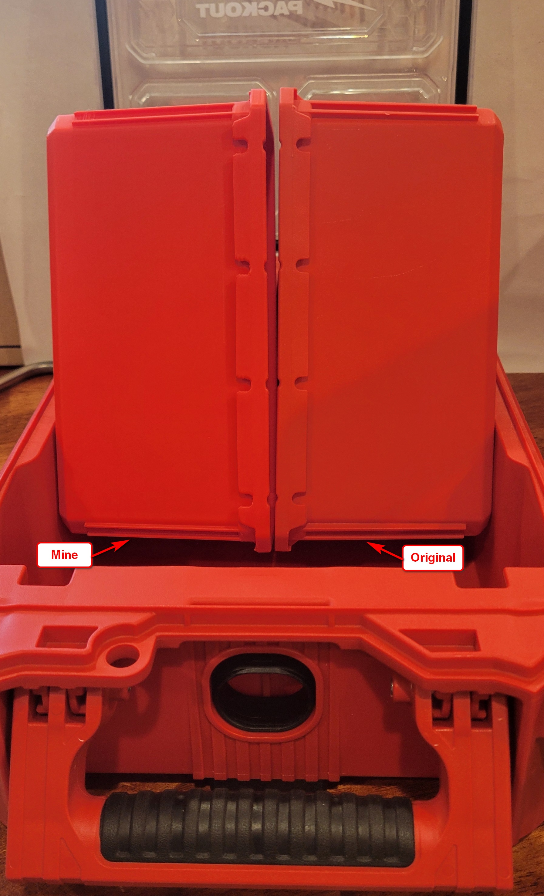 Miniatura 6 do modelo 3D Milwaukee Packout Organizer Compatible Bin - Rectangle