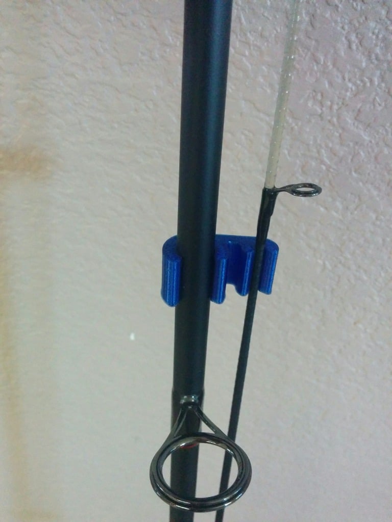 2 piece fishing rod holder clips by jcox10