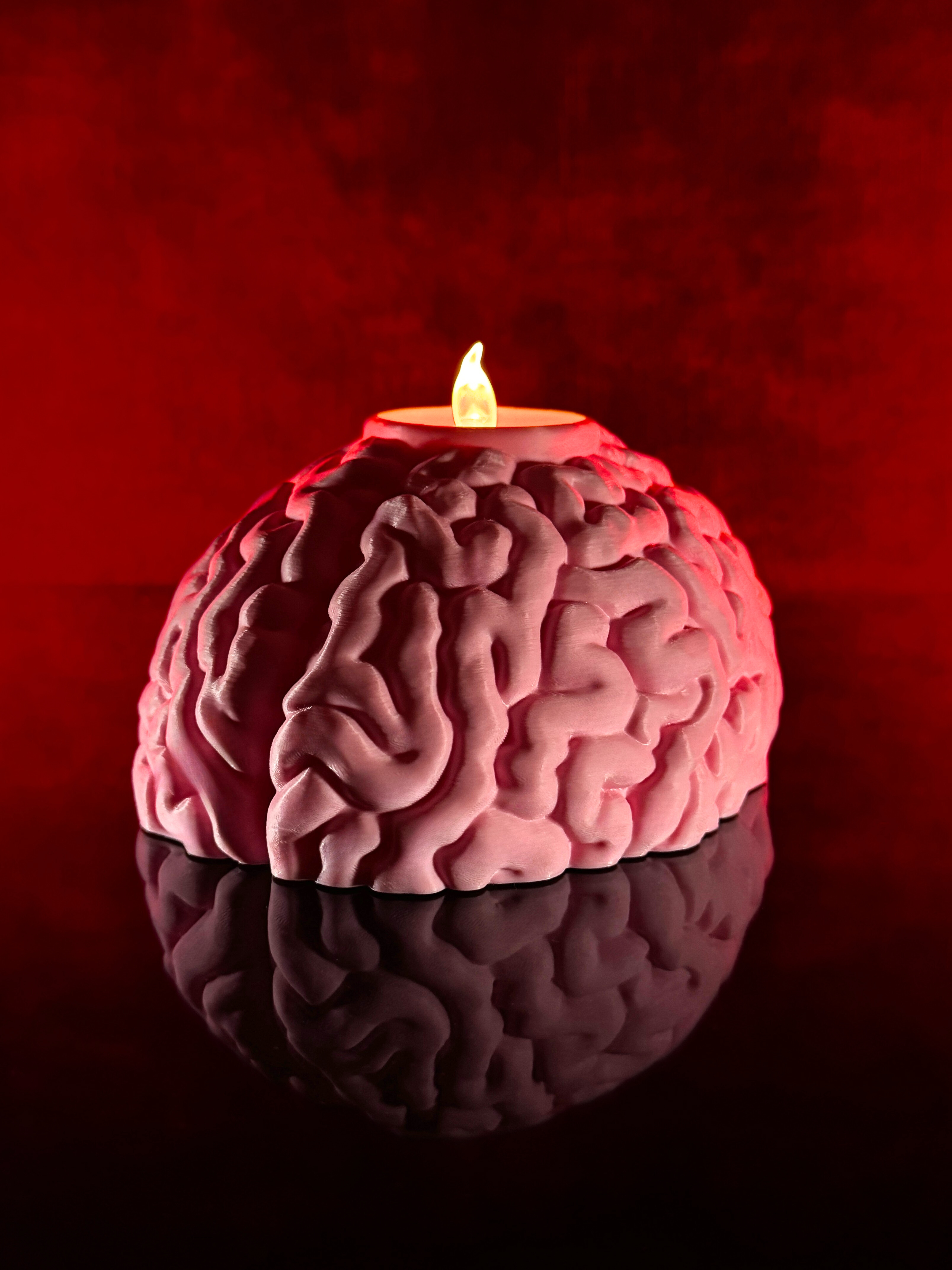 Brain Tea Light (Pre Supported)