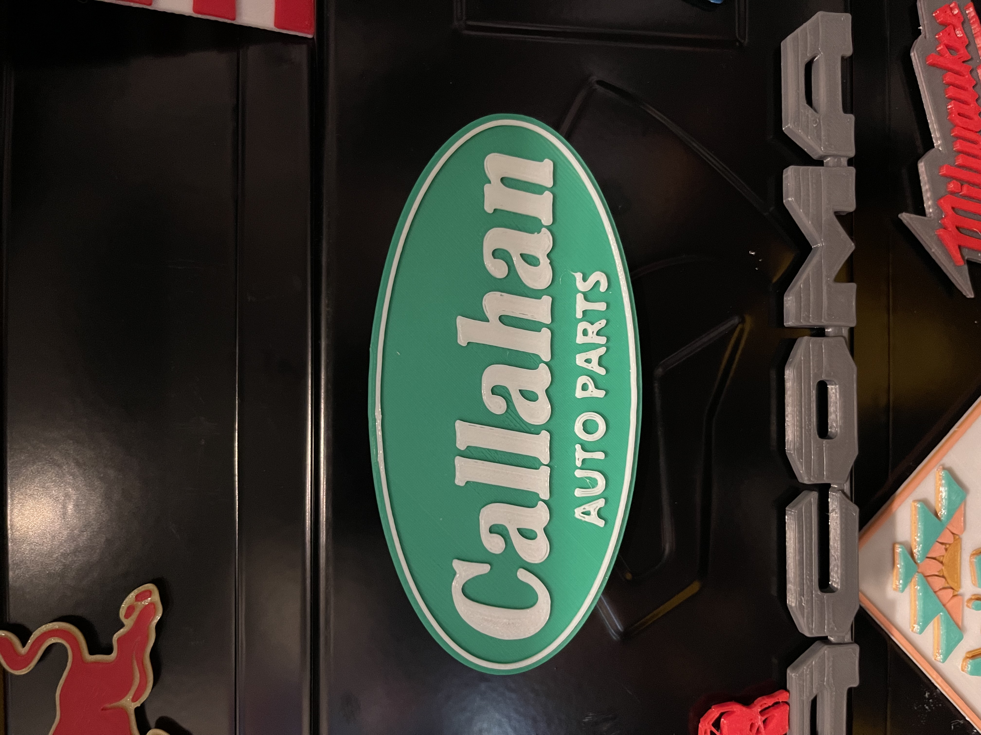 Callahan auto parts logo (from the movie tommy boy)
