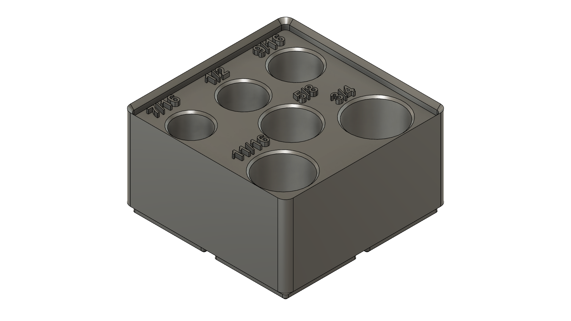 Miniatura 4 do modelo 3D Craftsman/Pittsburgh Socket Organizers -Gridfinity Base