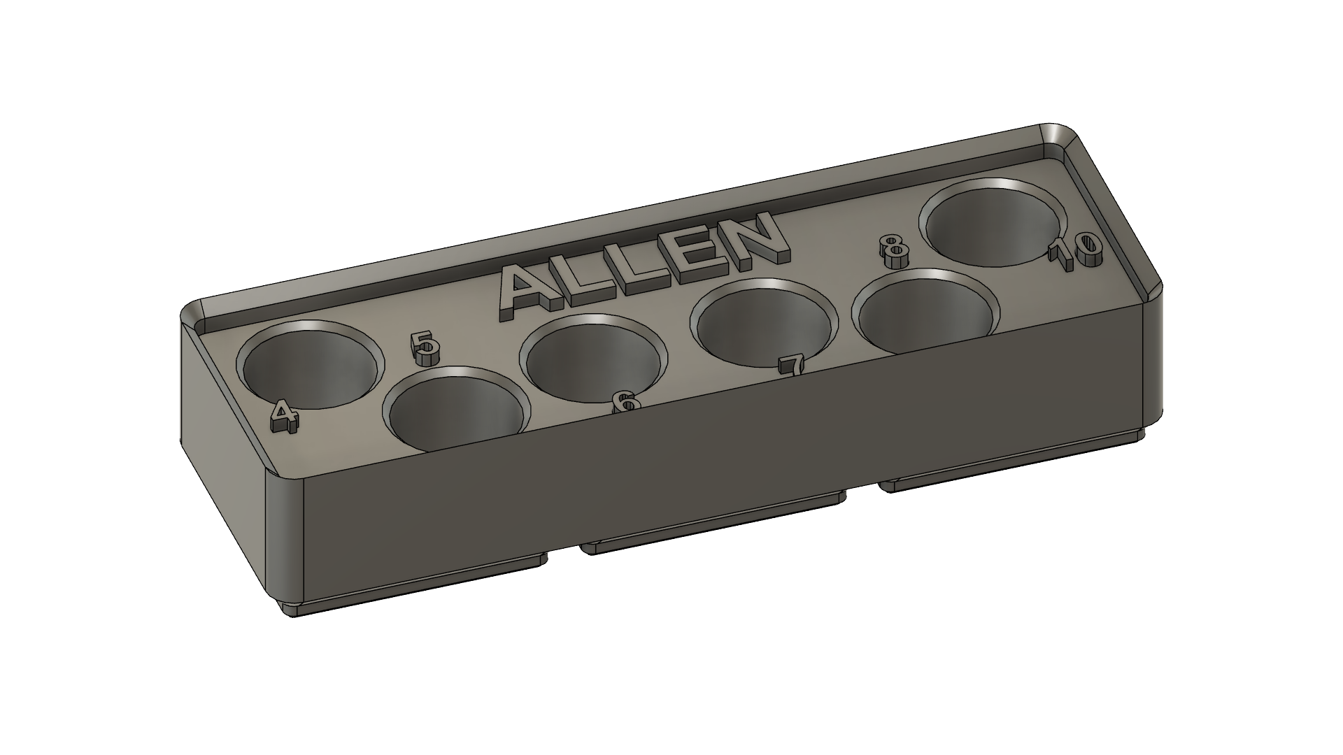 Miniatura 10 do modelo 3D Craftsman/Pittsburgh Socket Organizers -Gridfinity Base