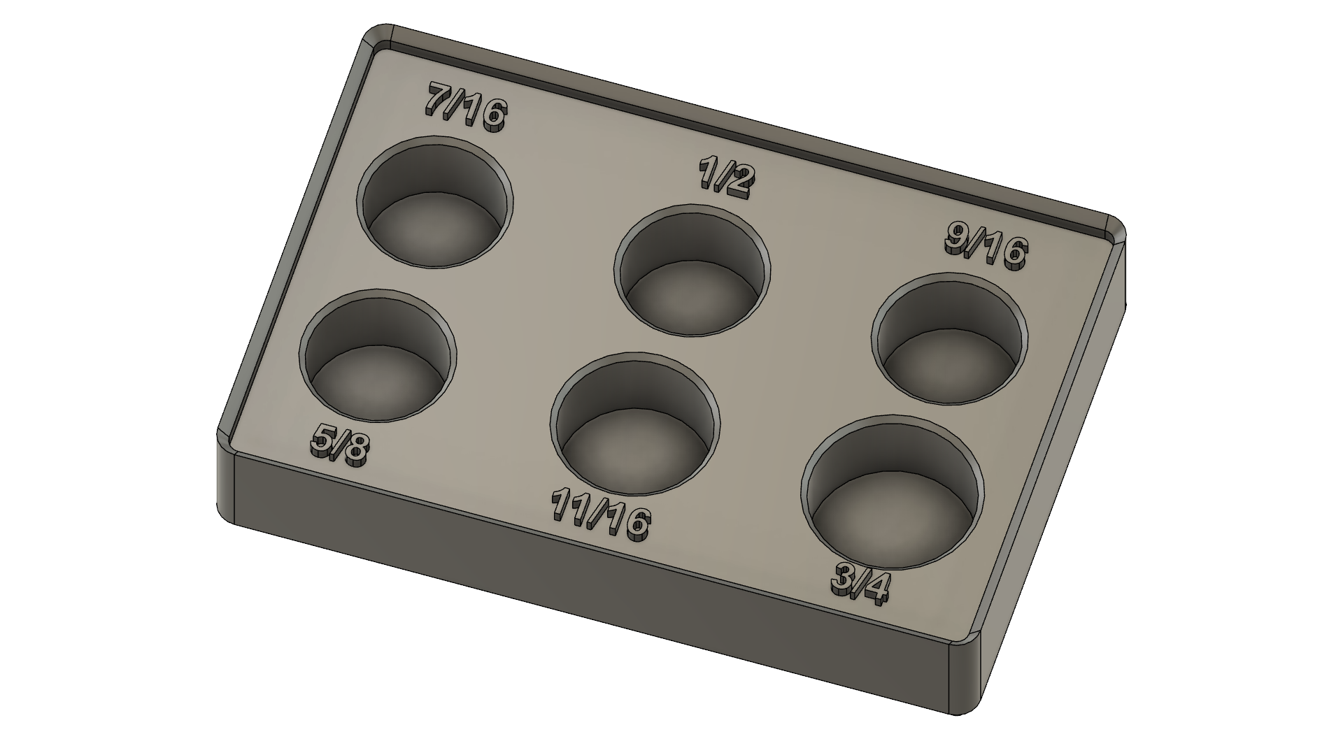 Miniatura 11 do modelo 3D Craftsman/Pittsburgh Socket Organizers -Gridfinity Base