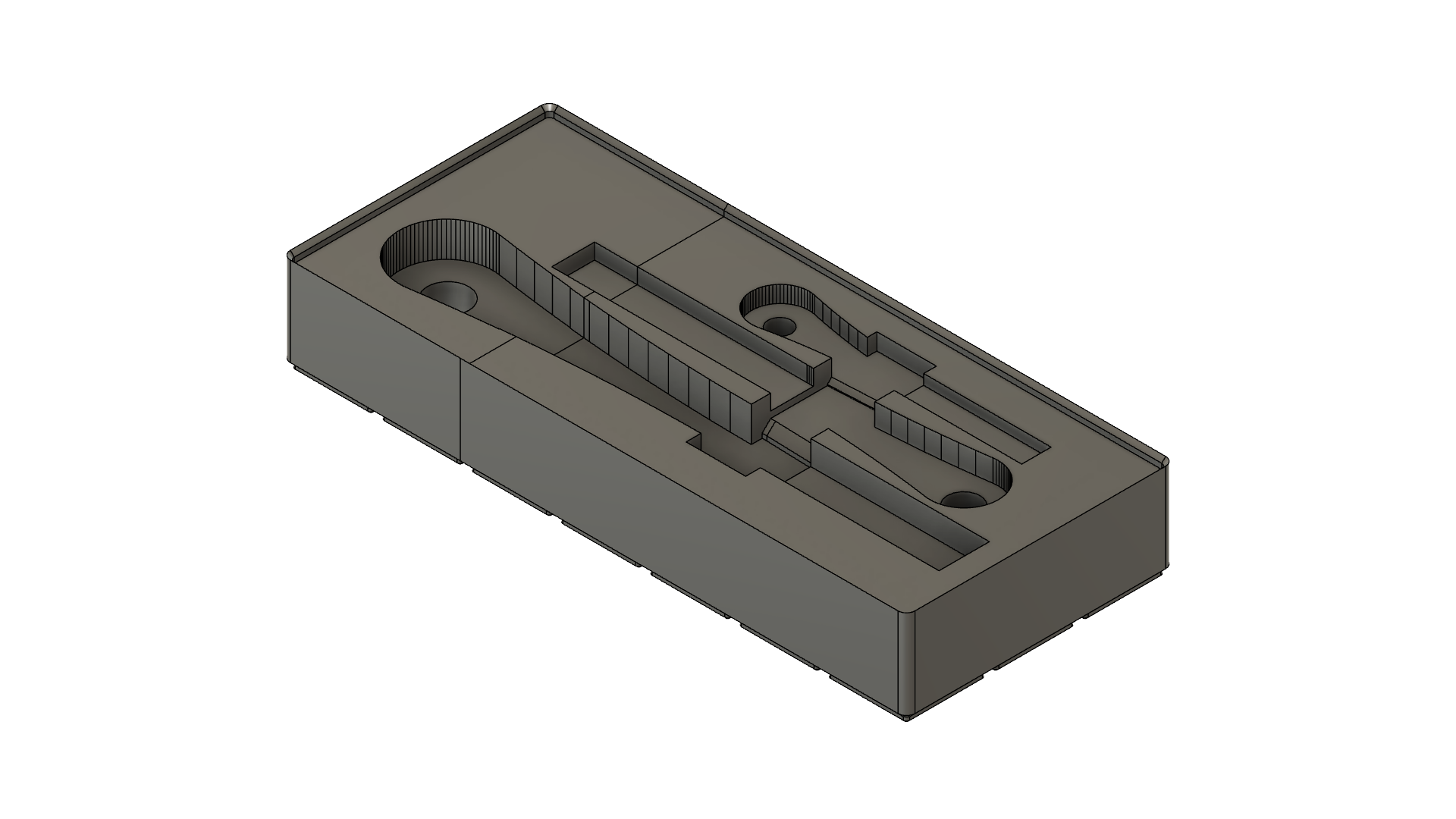 Miniatura 24 do modelo 3D Craftsman/Pittsburgh Socket Organizers -Gridfinity Base