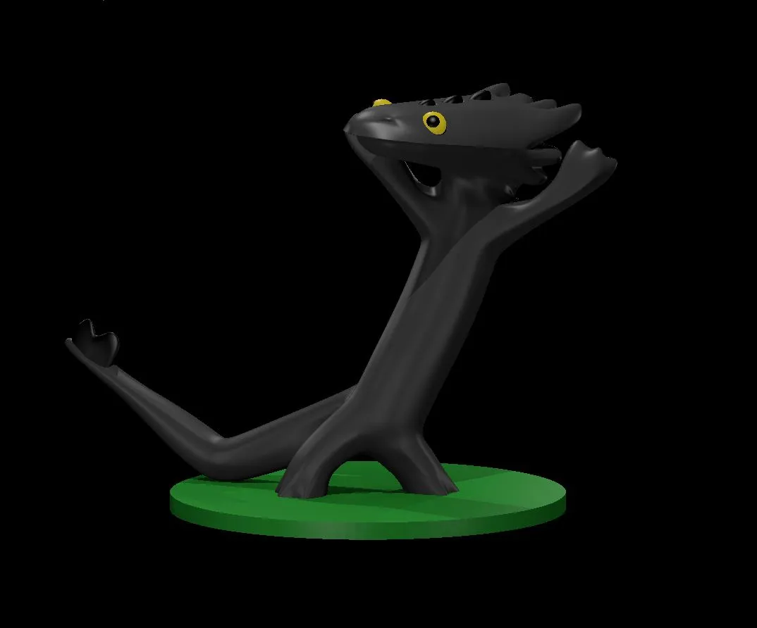 Happy Dancing Dragon by MZ4250 | Download free STL model