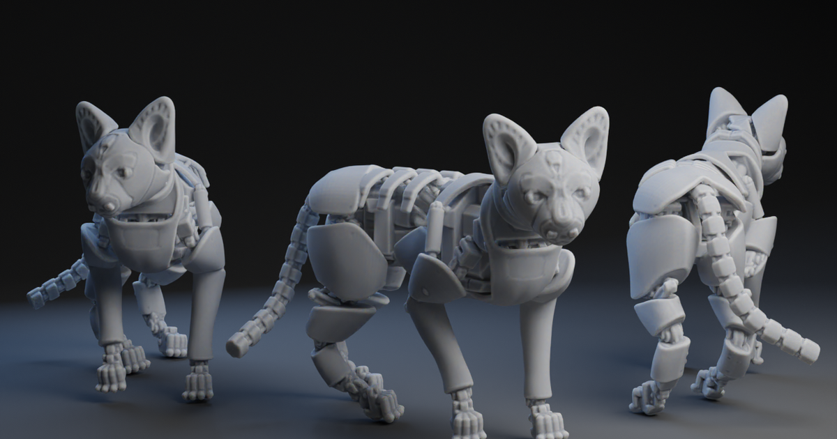 Mech Cat by Peter Farell | Download free STL model | Printables.com