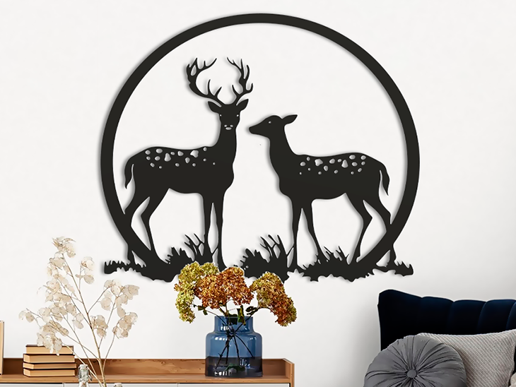Two Young Reindeer