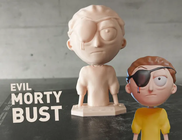 Rick and Morty - Evil Morty - Bust