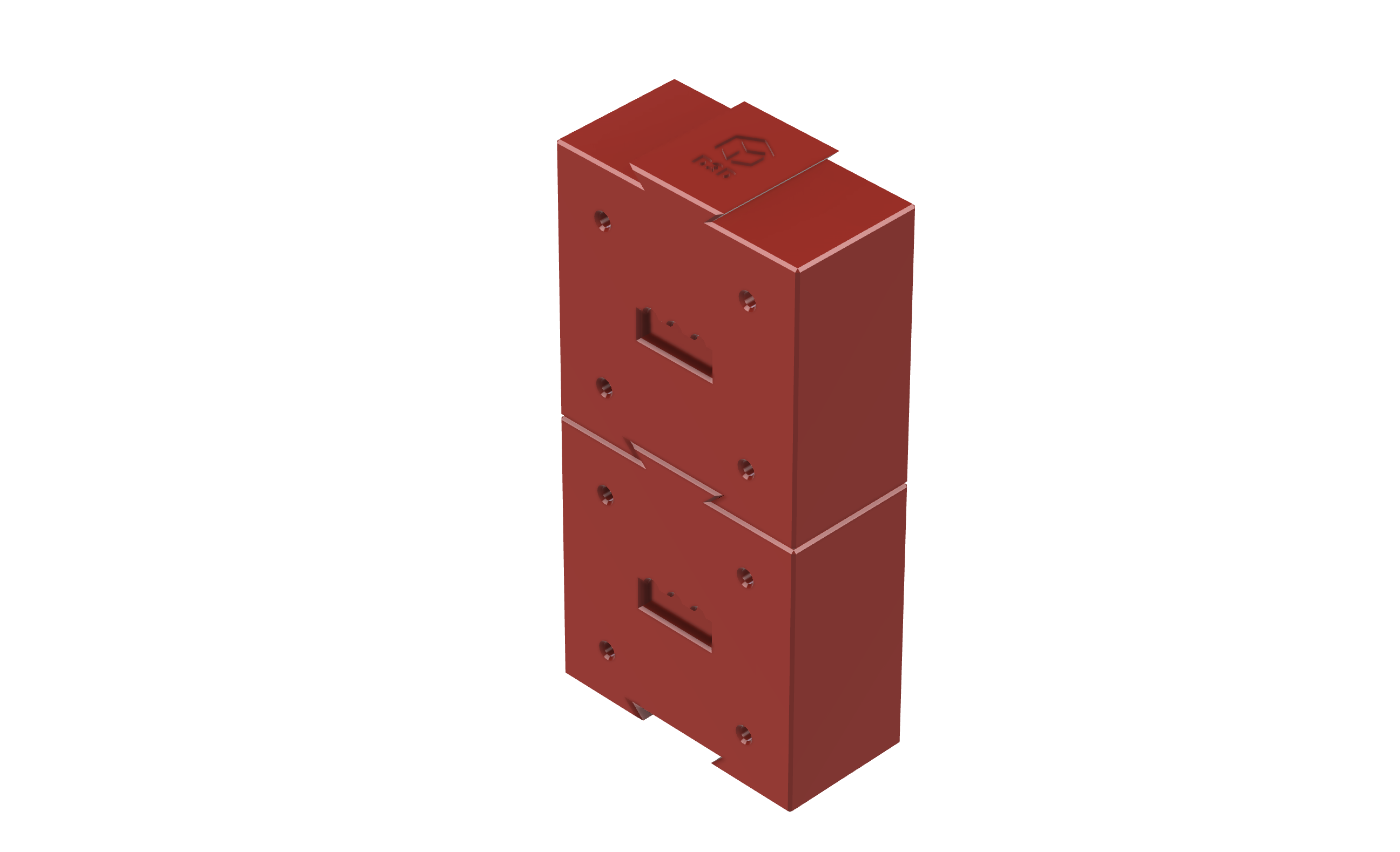 Normal Shelf (Modular Dovetail Square Shelving System) by Devise3D ...