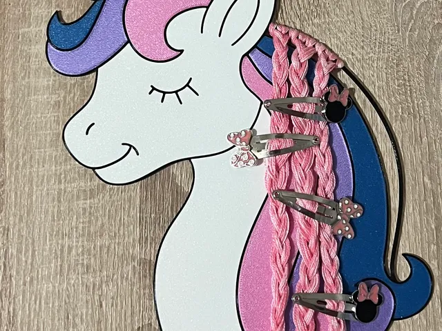 Unicorn organizer for hair accessories
