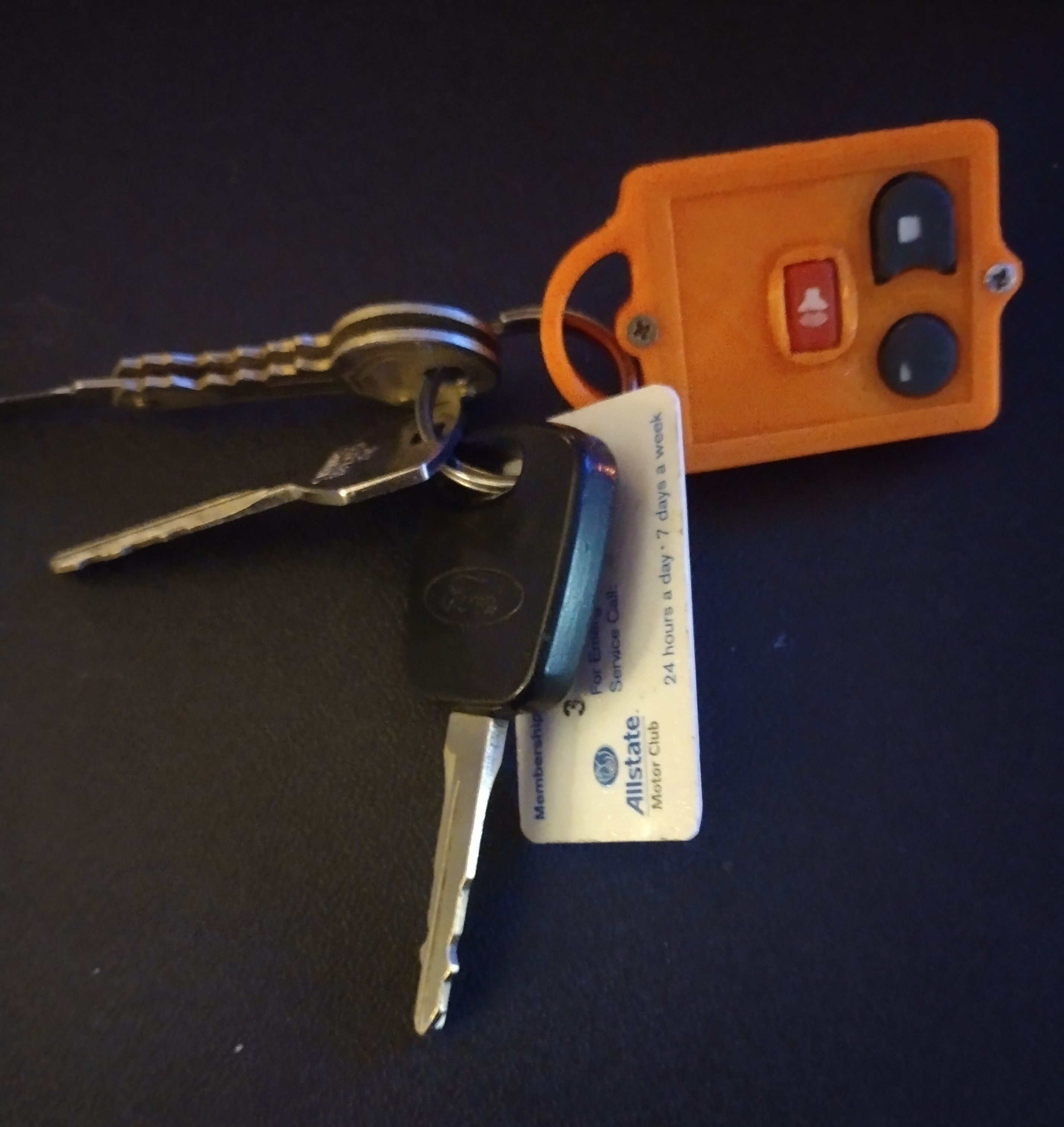 Ford 3 & 4 Button Key Fob by PaPa Dad Download free STL model