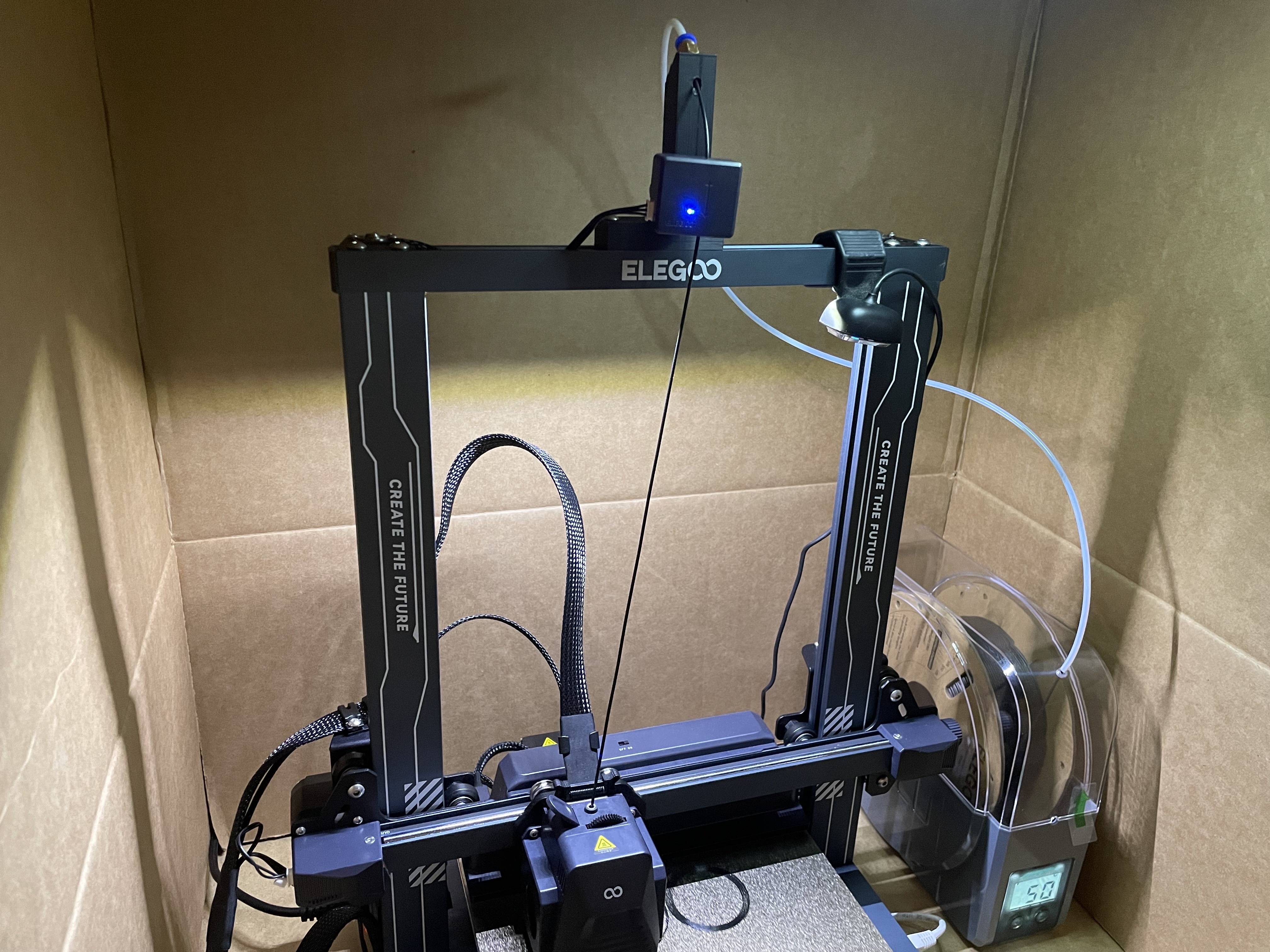 Neptune 4 pro filament holder mod