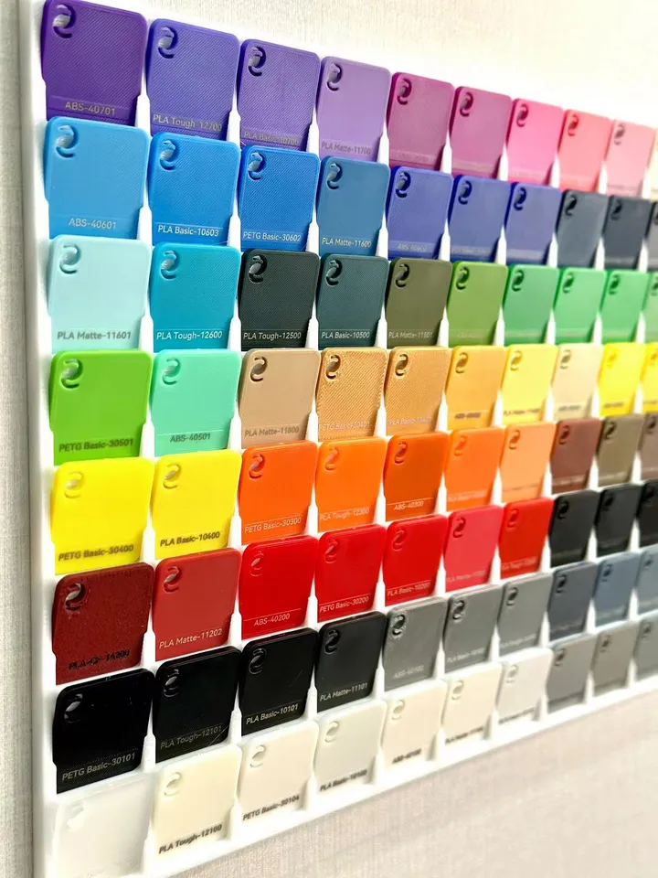 Filament Sample Swatches showcase Bambu Lab by WK | Download free STL ...