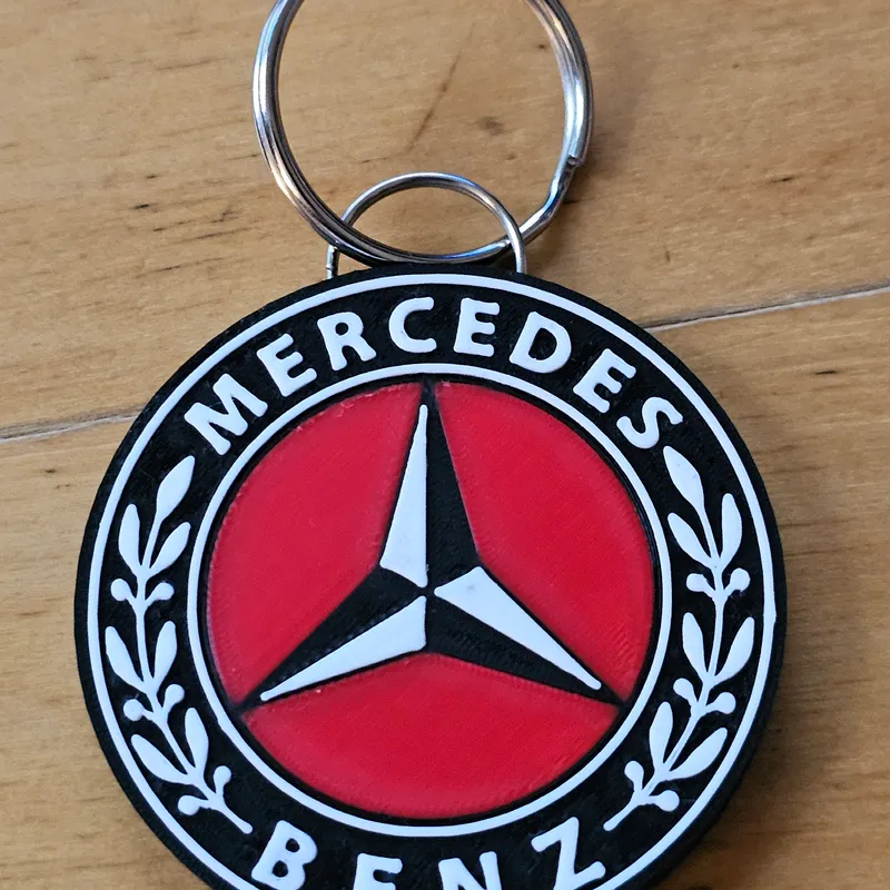 Llavero Mercedes, logotipo, emblema, buena calidad, llaveros, Keyring,  Keychain