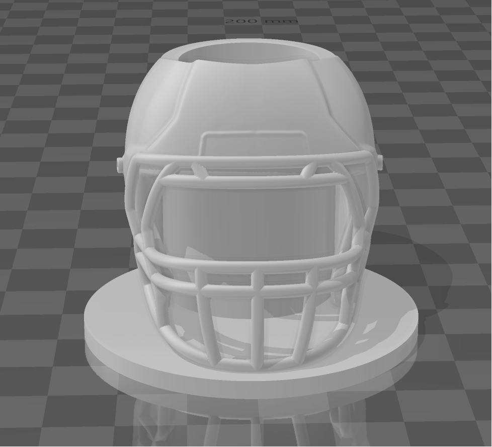 football helmet pencil holder by halopro5572 Download free STL model