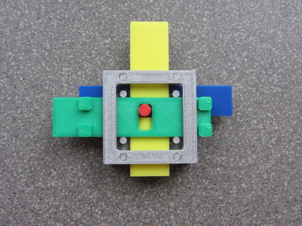 Miniatura 2 do modelo 3D Zuse Z1 based simple switching gate, basic and variant