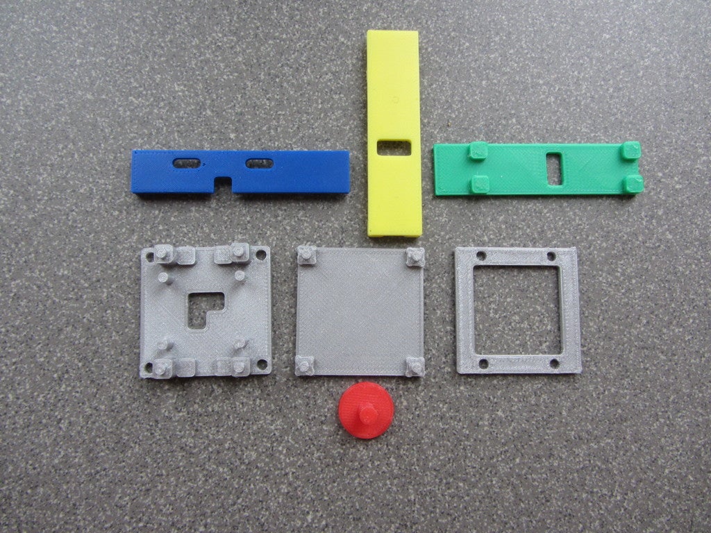 Miniatura 10 do modelo 3D Zuse Z1 based simple switching gate, basic and variant