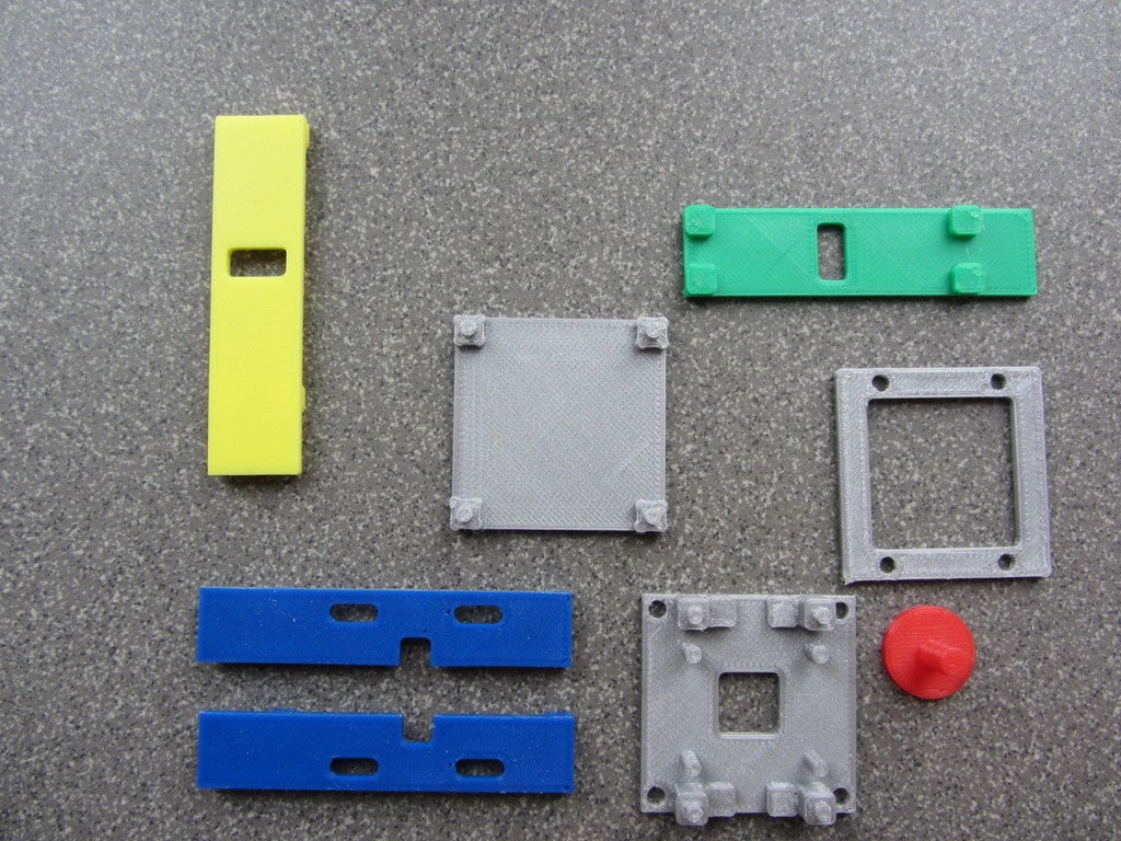 Miniatura 9 do modelo 3D Zuse Z1 based simple switching gate, basic and variant