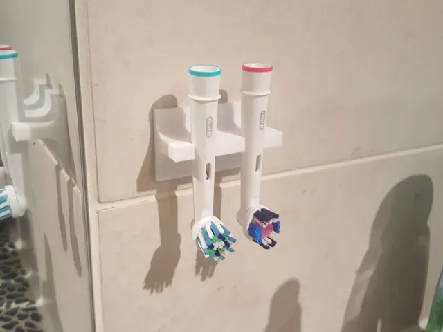 Braun toothbrush wall mount