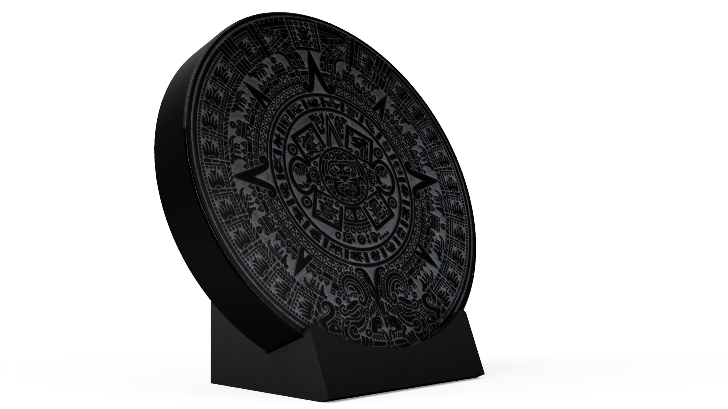 Disc stand (Mayan stonemason)