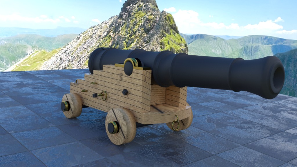 18 Pounder Naval Cannon By Books 